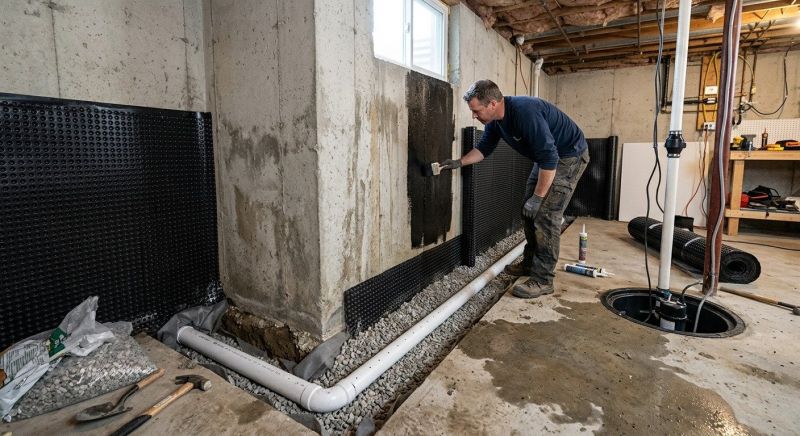 Wet Basement Solutions in Greenville, SC
