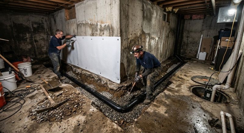 Basement Seepage Repair in Grand Rapids, MI