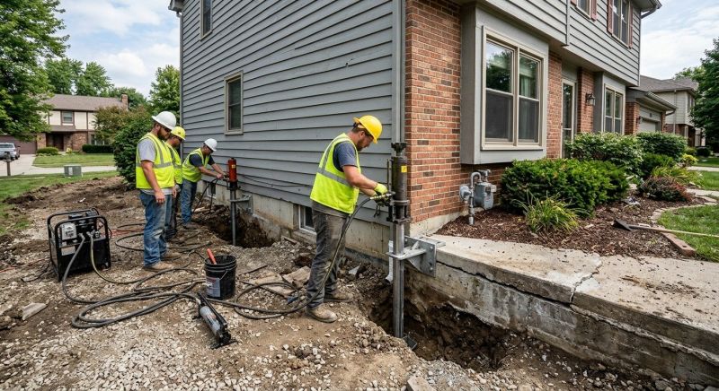 Basement Stabilization in Greenville, SC