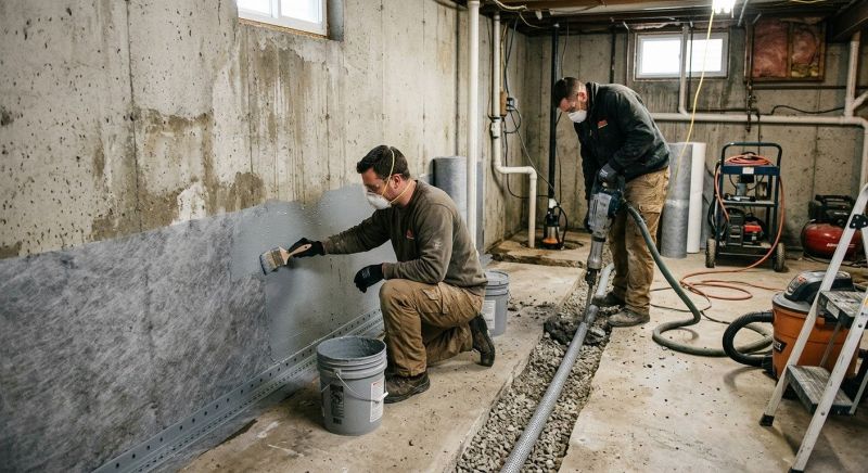 Basement Walls Waterproofing in Grand Rapids, MI
