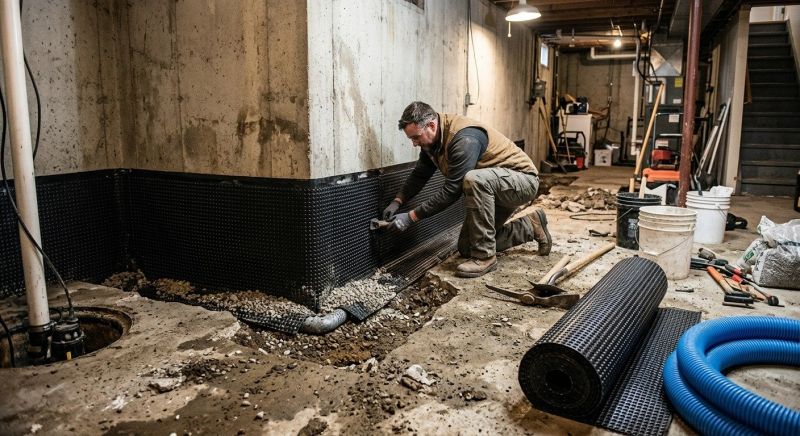 Basement Water Prevention in Greenville, SC