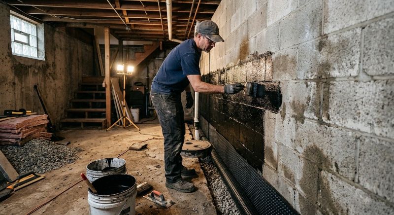 Concrete Waterproofing in Fredericksburg, VA