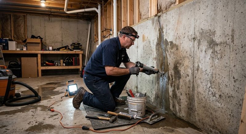 Wet Basement Solutions in Fredericksburg, VA